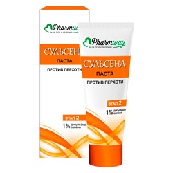 Паста против перхоти Pharmway Сульсена 1% 75мл Витэкс/8/М