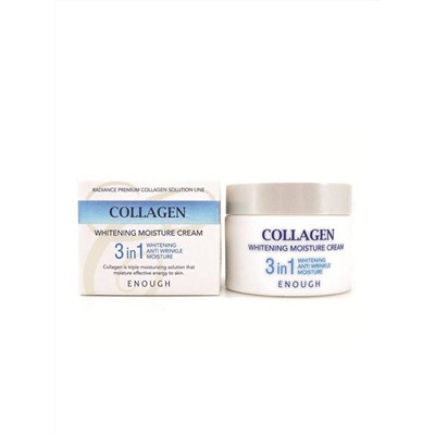 ENOUGH Увлажняющий крем для лица с коллагеном Enough Collagen 3 in 1 Whitening