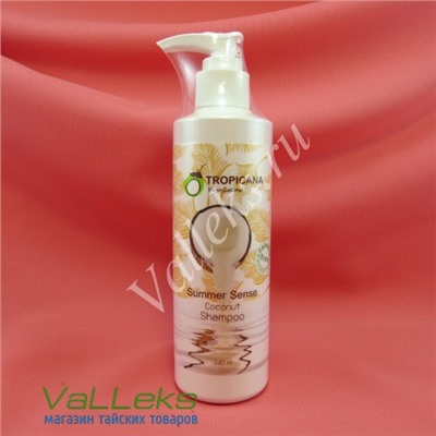 Восстанавливающий кокосовый шампунь для волос Tropicana Coconut Shampoo , 240мл