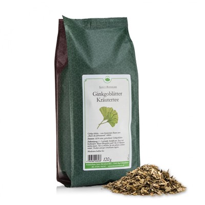 Krauterhaus Sanct Bernhardt Herbal tea Ginkgo Гинкго leaves, 120 г