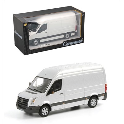 Cararama. Модель 1:24 "Volkswagen Crafter Van" металл. белый арт.32685