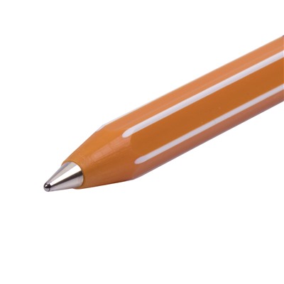 Ручка шариковая масляная PENSAN Officepen 1010, СИНЯЯ, корпус оранжевый, 1 мм, линия 0,8 мм, 1010/60