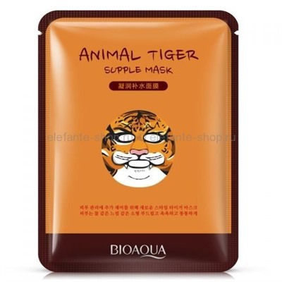 Маска для лица Тигр питательная BIOAQUA Animal Tiger Mask (30г)