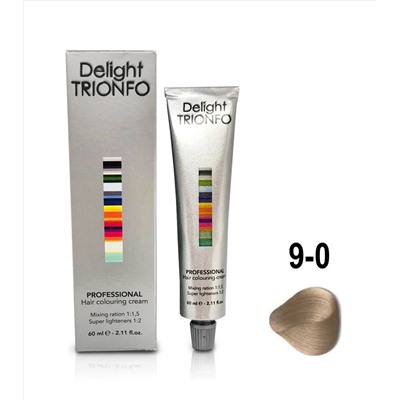 ДТ 9-0 крем-краска стойкая для волос, блондин натуральный / Delight TRIONFO 60 мл