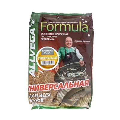 Прикормка Allvega Formula Universal Big Fish, универсальная, крупная рыба, 900 г