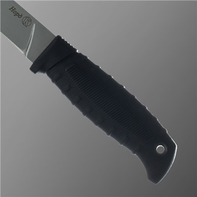 Нож кавказский, туристический "Норд" с чехлом, сталь - AUS-8, рукоять - эластрон, 10.5 см