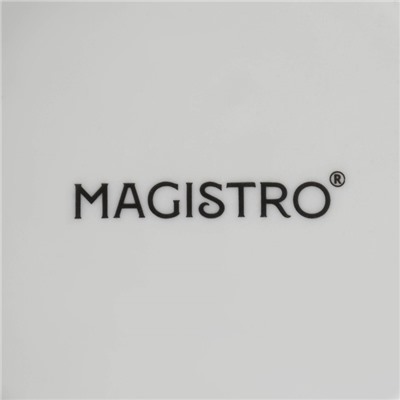 Чайник фарфоровый заварочный Magistro Argos, 1,4 л, цвет белый