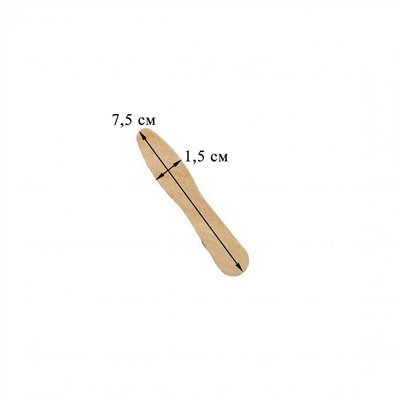 Палочки деревянные для кондитерских изделий 100 шт