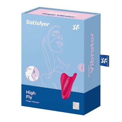 Универсальный вибромассажер Satisfyer High Fly красный