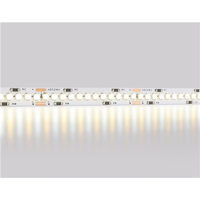 Светодиодная лента Ambrella GS4151, 5 м, IP20, 2835, 240 LED/м, 18 Вт/м, 24V, с регулировкой температуры света