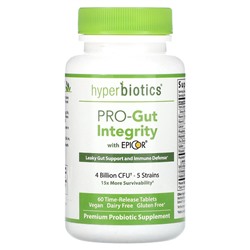 Hyperbiotics Pro-Gut Integrity с Epicor, 60 таблеток с замедленным высвобождением