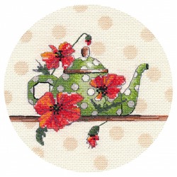 Набор для вышивания крестом "Чайная миниатюра-1"