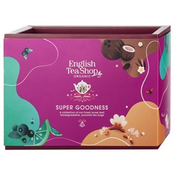 Праздничная коллекция чая English Tea Shop super goodness 12 пакетиков