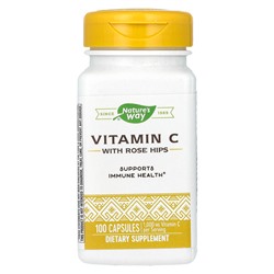 Nature's Way Витамин C с шиповником - 1000 мг - 100 капсул - Nature's Way