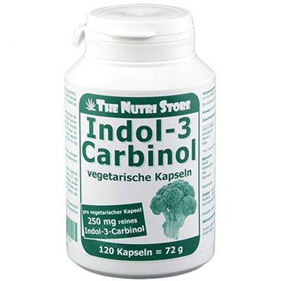 Indol-3 (Индол-3) Carbinol 250 mg Карбинол 250 мг вегетарианские капсулы для укрепления иммунитета с Витамином С и селеном,  120 шт