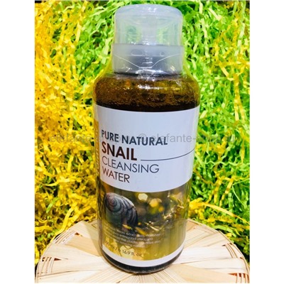 Очищающая вода Farmstay Pure Natural Snail Cleansing Water 500ml (125)