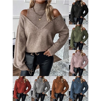 SHEIN Essnce Pullover Mit Rundhalsausschnitt