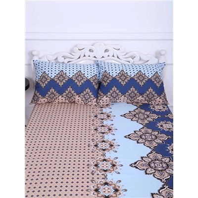 Текс-Плюс / Комплект наволочек из поплина - Марокко, цвет голубой