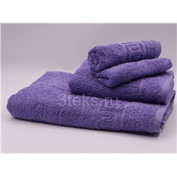 Полотенце махровое гладкокрашеное (Фиолетовый)