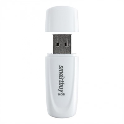 16Gb Smartbuy Scout White USB2.0 (SB016GB2SCW)
