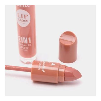 Помада 2 в 1 Karite Lip Gloss Matte Color (ряд 8шт)