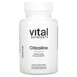 Vital Nutrients Цитиколин, 60 веганских капсул