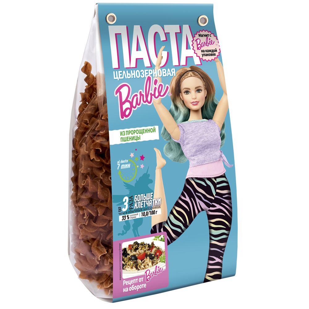 BARBIE Макароны Цельнозерновые из Пророщенной Пшеницы купить, отзывы, фото,  доставка - РЦ маркет