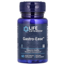 Life Extension Gastro-Ease - 60 вегетарианских капсул - Life Extension