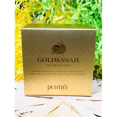 Гидрогелевые патчи для глаз с золотом и муцином улитки Petitfee Gold & Snail Hydrogel Eye Patch (51)