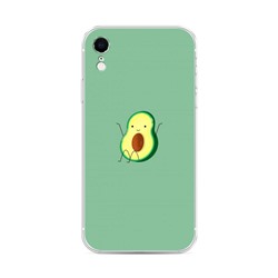 Силиконовый чехол Маленький авокадо на iPhone XR (10R)