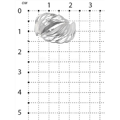Кольцо из серебра родированное 925 пробы К-3956-Р