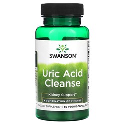 Swanson Очищение мочевой кислотой, 60 растительных капсул