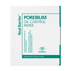 Real Barrier Porebium Oil Control Paper Матирующие салфетки с мятой