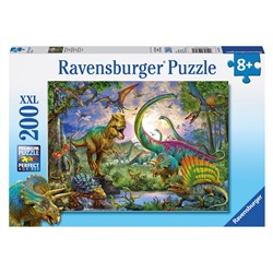 Ravensburger. Пазл карт. 200 арт.12718 "Мир динозавров"