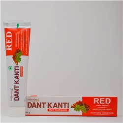 Аюрведическая зубная паста Дант Канти Ред | Dant Kanti Red (Patanjali) 100 г