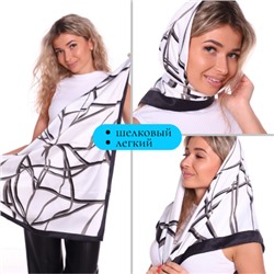 Платок-шарф женский на шею облегченный, размер 90*90 см, арт.280.014