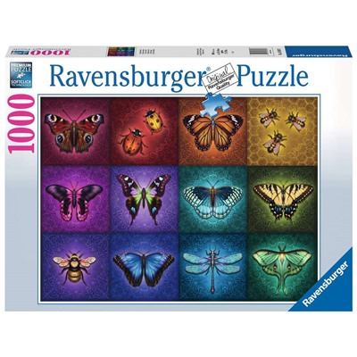 Ravensburger. Пазл карт. 1000 арт.16818 "Крылатые насекомые"