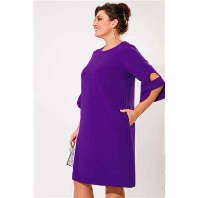 Платье  Anelli артикул 1447 фиолетовый