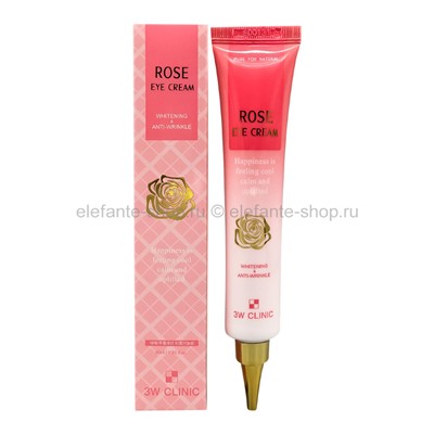 Крем для век с экстрактом розы 3W Clinic Rose Eye Cream, 40 мл (78)