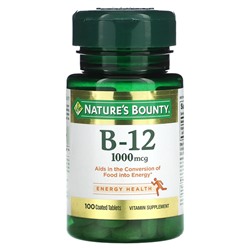 Nature's Bounty Витамин B-12 - 1000 мкг - 100 покрытых таблеток - Nature's Bounty