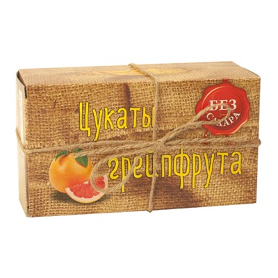 Цукаты Грейпфрута 200г  (8шт/кор)