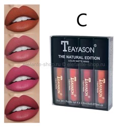 Набор матовых помад TEAYASON Liquid Matte Minis #C 4 штуки (106)