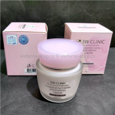 Крем для лица 3W CLINIC Flower Effect Extra Moisturizing Cream (78)