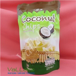Натуральные кокосовые чипсы Coconut Chips Coco Nuteen
