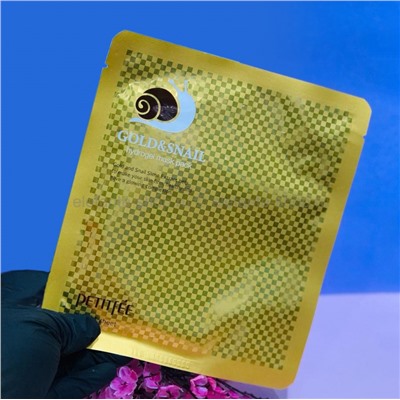 Маска с золотом и муцином улитки Petitfee Gold and Snail Mask Pack 30 гр (78)