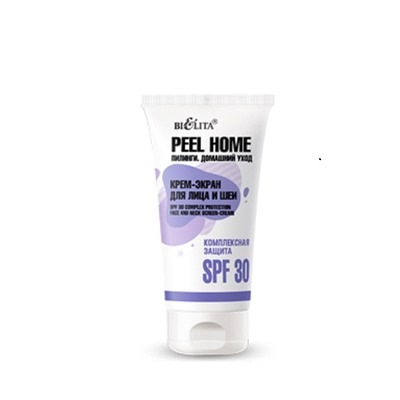 Peel Home Крем-экран для лица и шеи Комплексная защита SPF 30 30мл