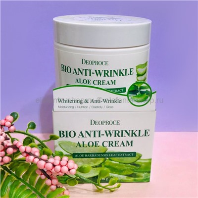 Биокрем для лица с экстрактом алоэ Deoproce Bio Anti-Wrinkle Aloe Cream 100g (78)