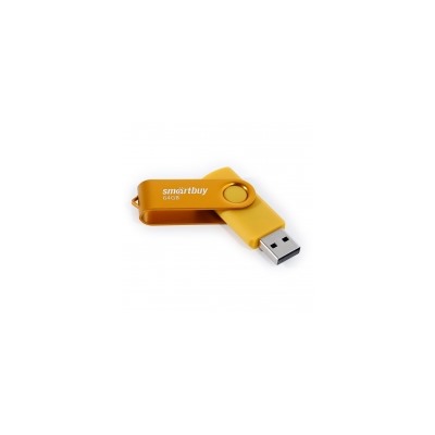 64Gb Smartbuy Twist Yellow USB2.0 (SB064GB2TWY)