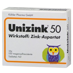 Unizink (Уницинк) 50 Tabletten 10X100 шт