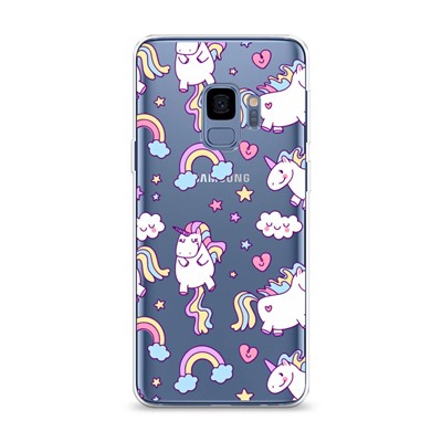 Силиконовый чехол Sweet unicorns dreams на Samsung Galaxy S9